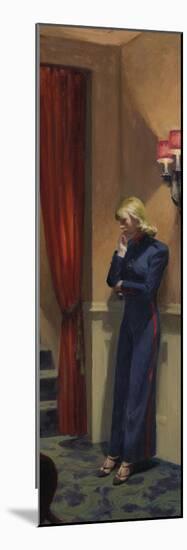 New York Movie - Detail-Edward Hopper-Mounted Giclee Print