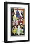 New York Mural, 1932-Stuart Davis-Framed Art Print