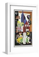 New York Mural, 1932-Stuart Davis-Framed Art Print