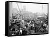 New York, N.Y., Banana Docks-null-Framed Stretched Canvas