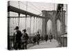 New York, N.Y. Brooklyn Bridge-null-Stretched Canvas