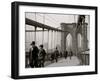 New York, N.Y. Brooklyn Bridge-null-Framed Photo