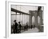 New York, N.Y. Brooklyn Bridge-null-Framed Photo