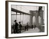 New York, N.Y. Brooklyn Bridge-null-Framed Photo