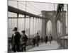 New York, N.Y. Brooklyn Bridge-null-Mounted Photo