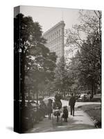 New York, N.Y., Flatiron Bldg. from Madison Square Park-null-Stretched Canvas