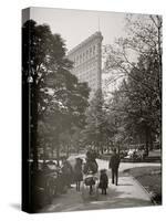 New York, N.Y., Flatiron Bldg. from Madison Square Park-null-Stretched Canvas