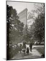 New York, N.Y., Flatiron Bldg. from Madison Square Park-null-Mounted Photo