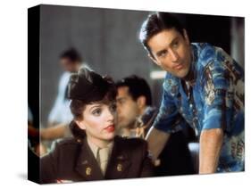 NEW-YORK NEW-YORK, 1980 directed by MARTIN SCORSESE Liza Minnelli and Robert by Niro (photo)-null-Stretched Canvas