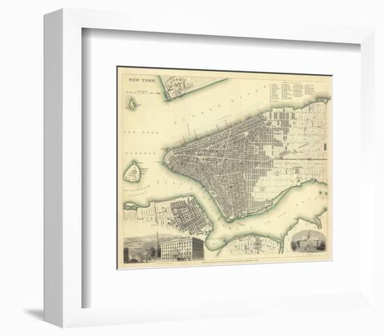 New York, New York, c.1840-null-Framed Art Print