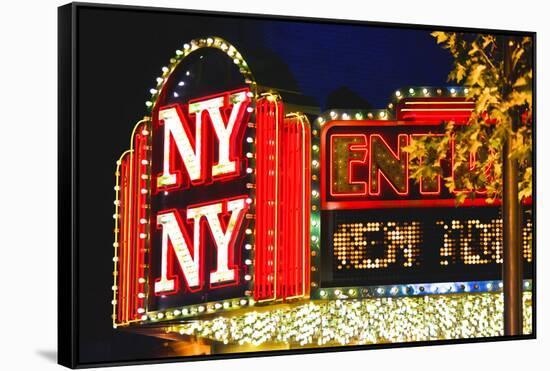 New York New York - Casino - Las Vegas - Nevada - United States-Philippe Hugonnard-Framed Stretched Canvas