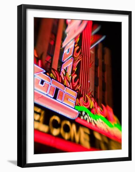 New York, New York Casino, Las Vegas, Nevada, USA-Walter Bibikow-Framed Premium Photographic Print