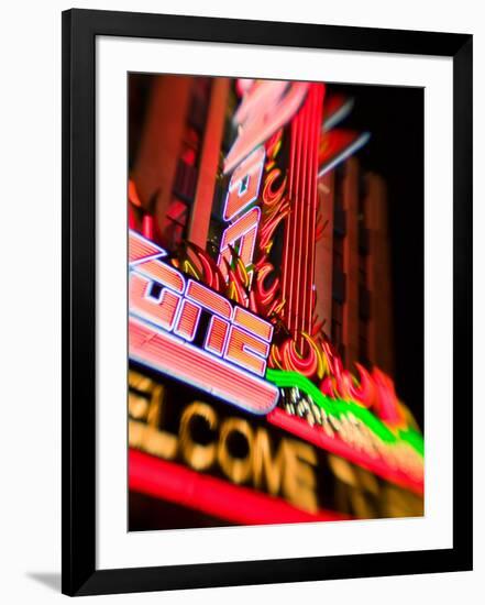 New York, New York Casino, Las Vegas, Nevada, USA-Walter Bibikow-Framed Photographic Print