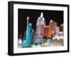 New York, New York Casino, Las Vegas, Nevada, USA-Walter Bibikow-Framed Photographic Print