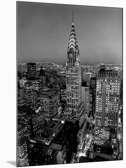 New York, New York, Chrysler Building-William Van Alen-Mounted Art Print