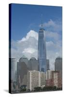 New York, New York City. Downtown City Skyline with the Freedom Tower-Cindy Miller Hopkins-Stretched Canvas