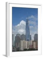 New York, New York City. Downtown City Skyline with the Freedom Tower-Cindy Miller Hopkins-Framed Photographic Print