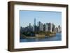 New York, New York City. River view of Manhattan.-Cindy Miller Hopkins-Framed Photographic Print