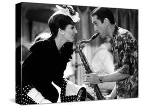 New York New York De Martin Scorsese Avec Robert De Niro Et Liza Minnelli 1977-null-Stretched Canvas