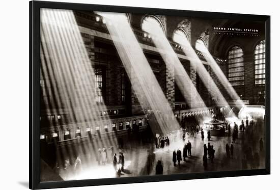 New York, New York - Grand Central Station-Hal Morey-Lamina Framed Poster