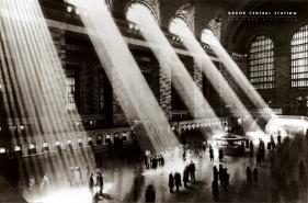 New York, New York - Grand Central Station-Hal Morey-Lamina Framed Poster