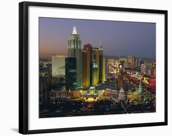 New York, New York Hotel and Casino and the Strip, Las Vegas, Nevada, USA-Gavin Hellier-Framed Photographic Print