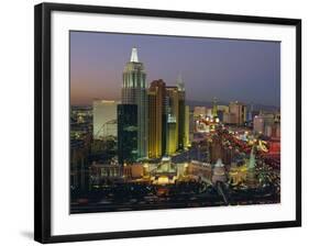 New York, New York Hotel and Casino and the Strip, Las Vegas, Nevada, USA-Gavin Hellier-Framed Photographic Print