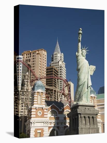 New York-New York Hotel and Replica of Statue of Liberty, Las Vegas, Nevada, United States of Ameri-Richard Maschmeyer-Stretched Canvas