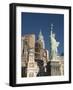 New York-New York Hotel and Replica of Statue of Liberty, Las Vegas, Nevada, United States of Ameri-Richard Maschmeyer-Framed Photographic Print