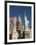 New York-New York Hotel and Replica of Statue of Liberty, Las Vegas, Nevada, United States of Ameri-Richard Maschmeyer-Framed Photographic Print