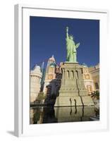 New York New York Hotel, the Statue of Liberty, Strip, Las Vegas, Nevada, Usa-Rainer Mirau-Framed Photographic Print