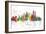 New York New York Skyline MCLR 1-Marlene Watson-Framed Giclee Print