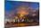 NEW YORK, NEW YORK, USA - New York City Spectacular Sunset focuses on One World Trade Tower, Fre...-Panoramic Images-Mounted Photographic Print