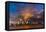 NEW YORK, NEW YORK, USA - New York City Spectacular Sunset focuses on One World Trade Tower, Fre...-Panoramic Images-Framed Stretched Canvas