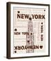 New York New York-Freyman-Framed Art Print