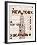 New York New York-Freyman-Framed Art Print