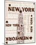 New York New York-Freyman-Mounted Art Print