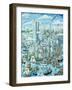 New York, New York-Bill Bell-Framed Giclee Print