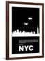 New York Night Poster-NaxArt-Framed Art Print