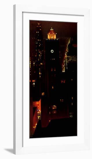 New York Night-Georgia O'Keeffe-Framed Art Print