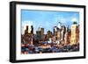 New York Nightfall-Philippe Hugonnard-Framed Giclee Print