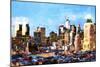 New York Nightfall-Philippe Hugonnard-Mounted Giclee Print