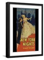 New York Nights-null-Framed Art Print