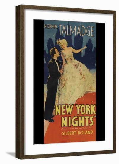 New York Nights-null-Framed Art Print