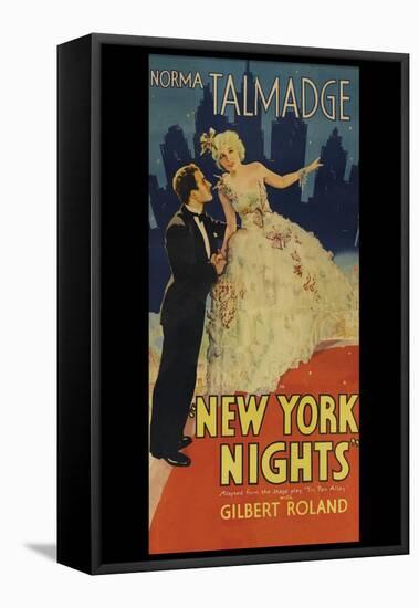 New York Nights-null-Framed Stretched Canvas