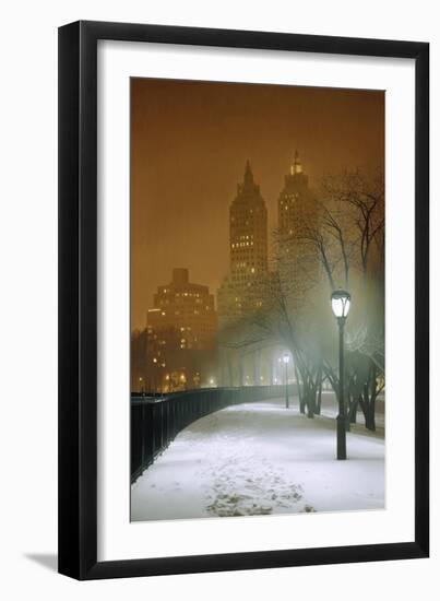 New York Nocturne, 2004-Max Ferguson-Framed Giclee Print