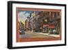 New York, NY - Greetings From Chinatown NYC-Lantern Press-Framed Art Print