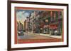 New York, NY - Greetings From Chinatown NYC-Lantern Press-Framed Premium Giclee Print