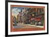 New York, NY - Greetings From Chinatown NYC-Lantern Press-Framed Premium Giclee Print