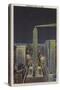 New York, NY - Rockefeller Center at Night-Lantern Press-Stretched Canvas